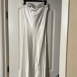 Altar'd State Strapless White Dress